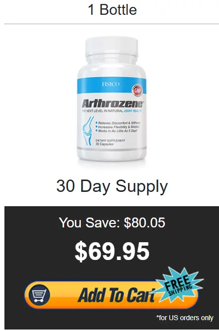 Arthrozene 1-Bottle Price