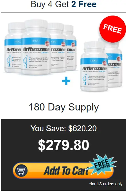Arthrozene 6 Bottle Price
